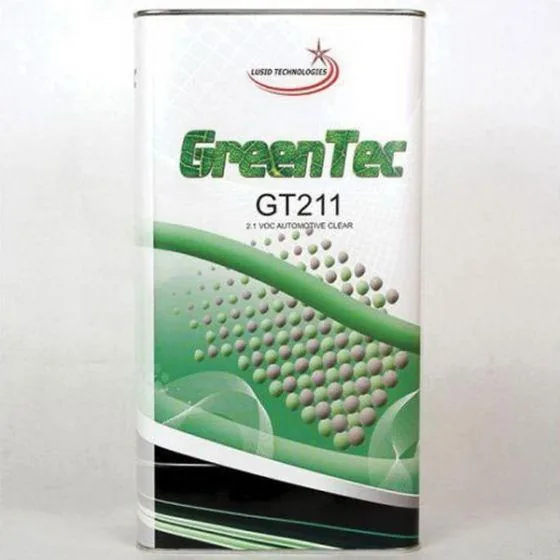 GTC.GT2115L.5L GreenTec GT2115L Premium 2.1 VOC Automotive Clearcoat, 5 L Drum, Gloss, 2:1:1 Mixing