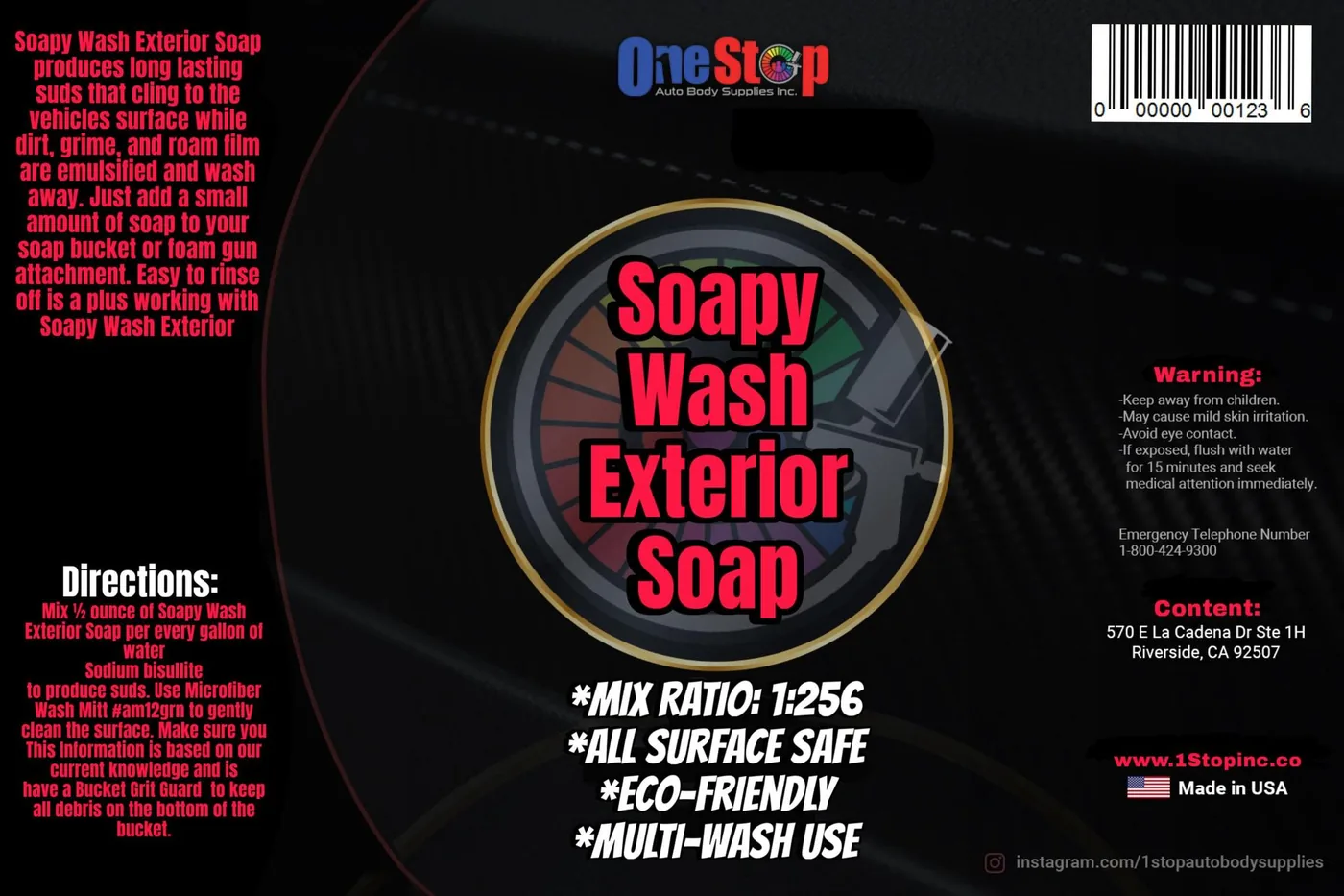 OS.123.QT Soapy Wash (Pink Soap)