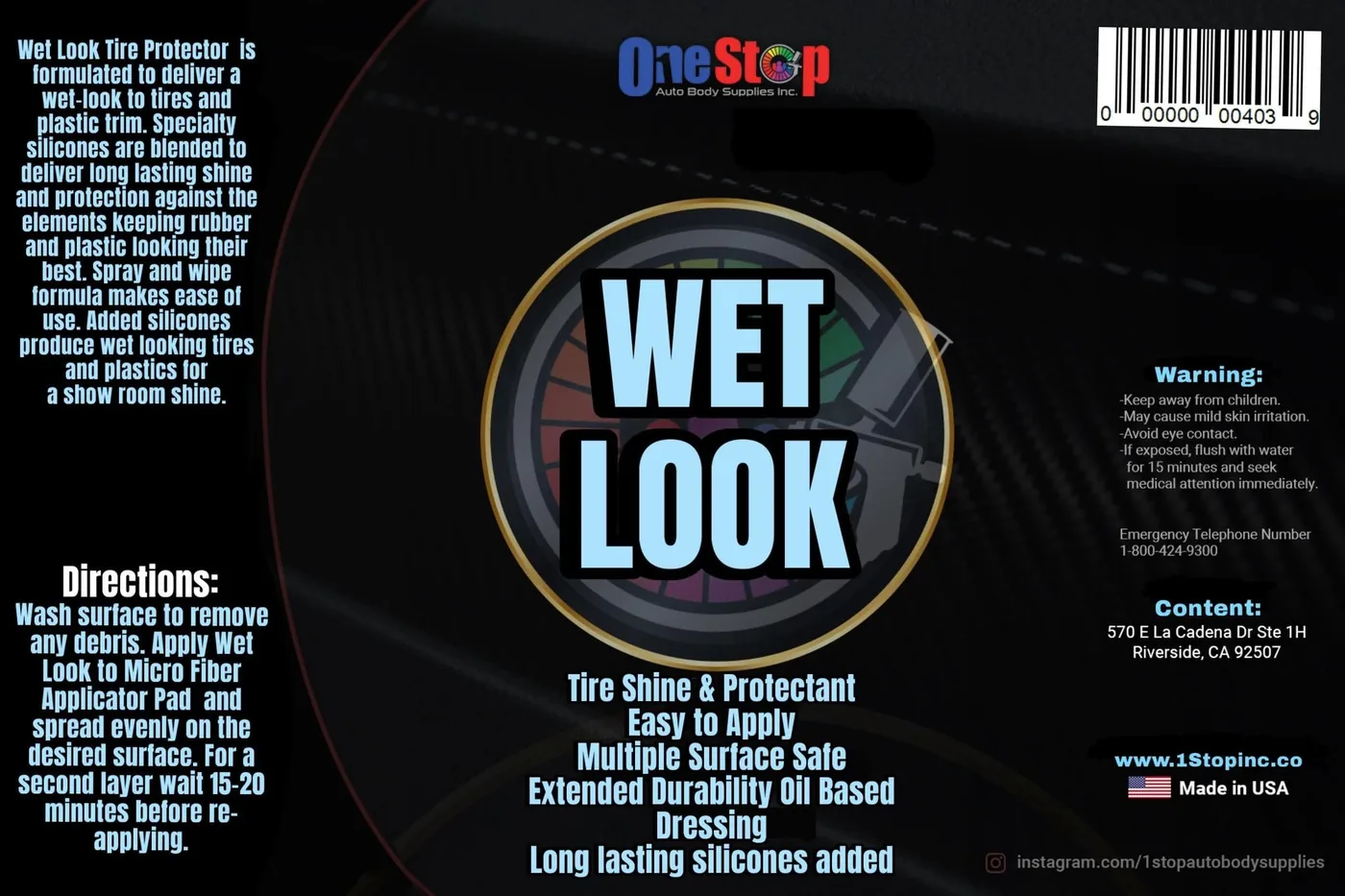 OS.c314.GL Solent dressing (Wet Look)